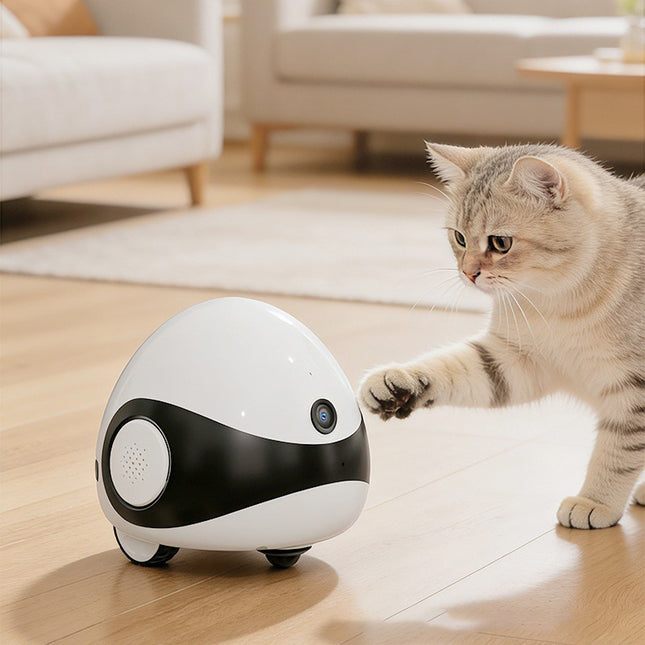 Smart Pet Monitoring Robot with Remote Control, Interactive Laser Toy & Wireless Companion