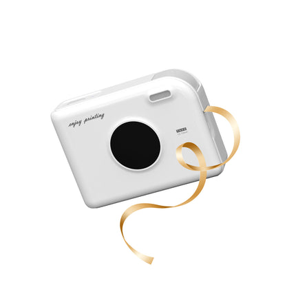 Portable Tape Label Maker with 12mm Label Tape, Rechargeable Thermal Transfer Printer