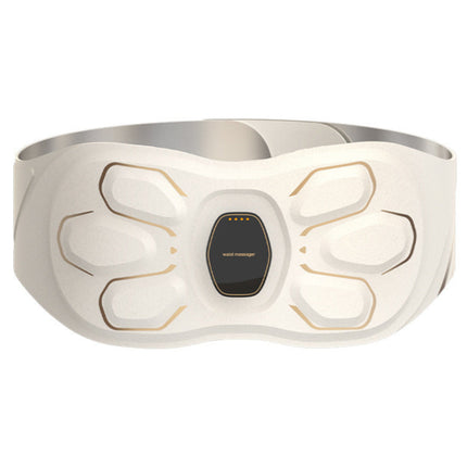 Portable Electric Waist Massager with Red Light, Vibration and Adjustable Intensity