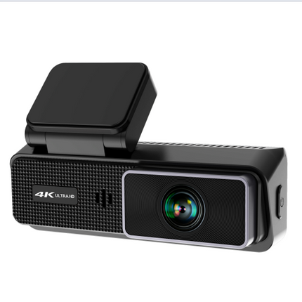 Portable 4K Dash Camera with Rear Camera, WiFi App Control, IPS Screen and G-Sensor Recording
