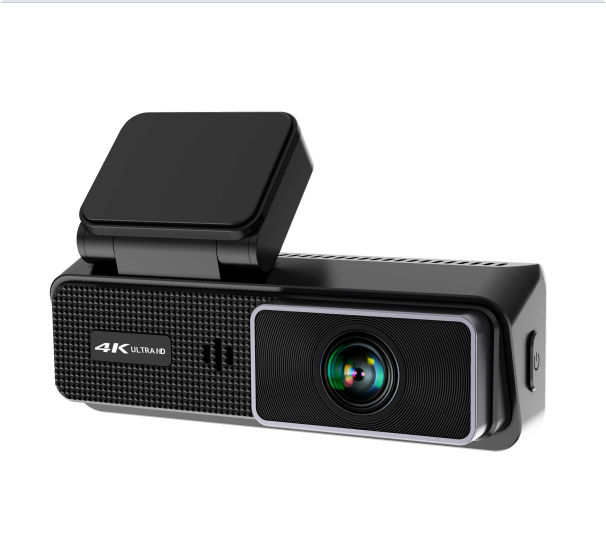 Portable 4K Dash Camera with Rear Camera, WiFi App Control, IPS Screen and G-Sensor Recording