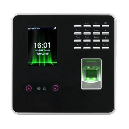 Face & Fingerprint Time Attendance Device with TCP/IP & USB, 2.8 Inch Color Display
