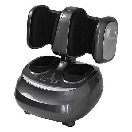 Portable Leg and Foot Massager with Heat, Roller, and Independent Leg Control