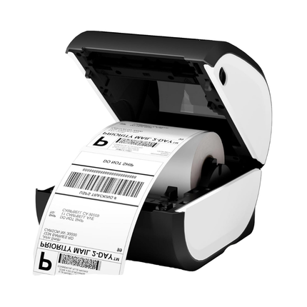 Portable Thermal Label Printer with USB, Bluetooth & Ethernet Connectivity, 300 DPI High Resolution