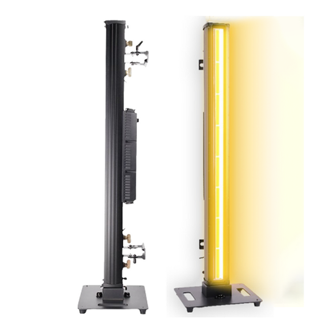 Professional 250W IP66 Outdoor LED Stage Light with DMX512, OLED Display & Warm White LEDs