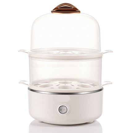 Double Layer Automatic Egg Cooker with Auto Shut-Off for Up to 18 Eggs