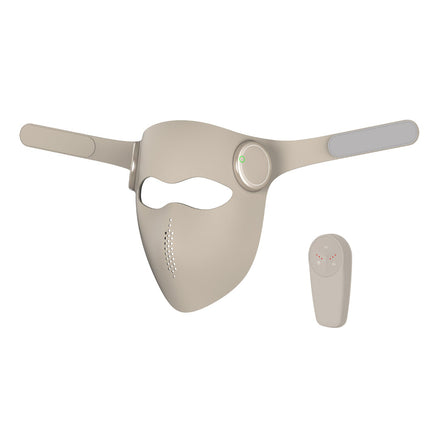 Portable LED Light Therapy Face Mask with Silicone Design and Rechargeable Battery
