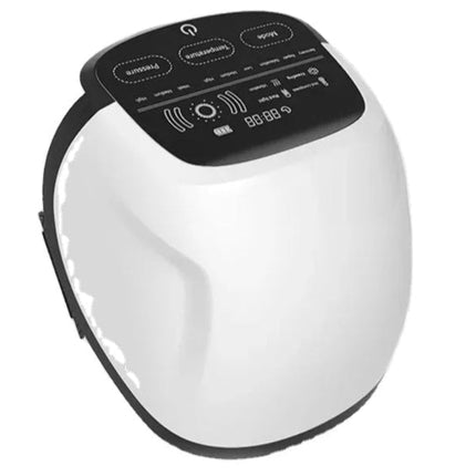 Cordless Rechargeable Knee Massager with Air Compression, Heat, Red Light, and Vibration