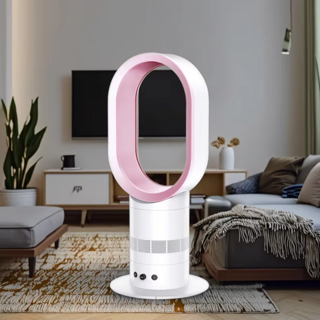 23-Inch Bladeless Tower Fan with 10 Speeds and 90-Minute Timer