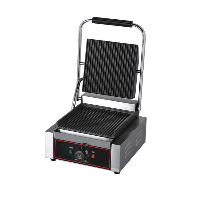 Commercial Panini Grill 1800W Sandwich Press with Large Cooking Surface