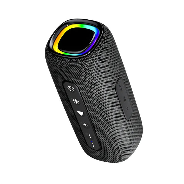 Portable Wireless Bluetooth 5.1 Speaker with Powerful Bass, RGB Lights, TWS Pairing & IPX6 Waterproof