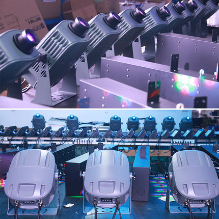 Portable IP65 LED Water Wave Projection Light 200W with RGB Effects, RDM & Manual Focus