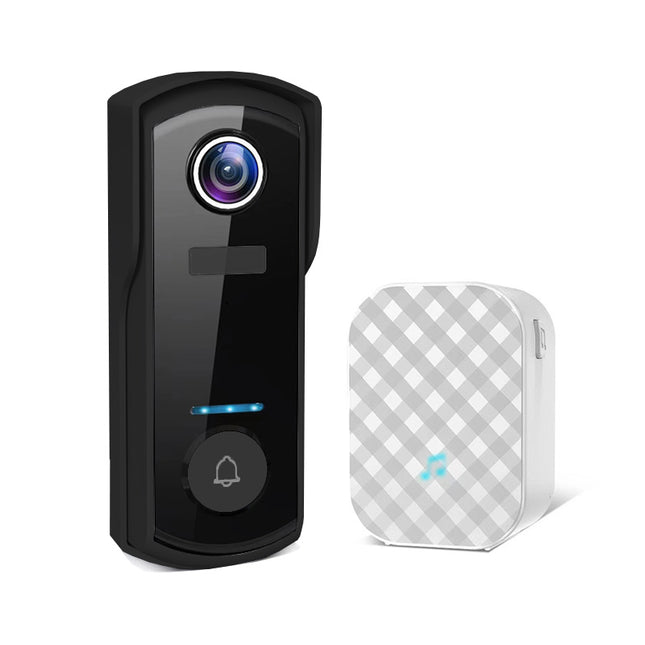 Cordless Smart Video Doorbell with HD Night Vision, PIR Motion Alerts, Cloud & Micro SD Storage