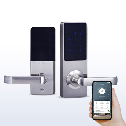 5-in-1 Digital Door Lock with Fingerprint, Bluetooth App, RFID Card & Password Entry