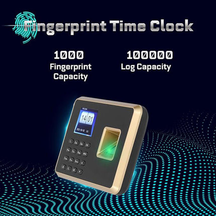 Fingerprint Time Attendance Device with 1000 User Capacity and USB Data Export