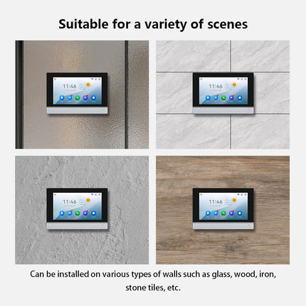 Smart Video Door Phone with 7 Inch IPS Monitor, Night Vision, Motion Detection & IP65 Camera