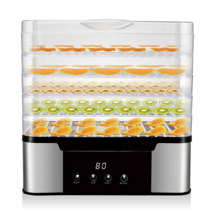 Electric Food Dehydrator 350W with 5 Stackable Drying Trays for Healthy Homemade Snacks