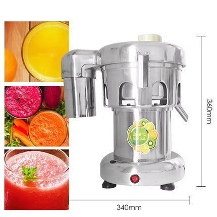 Heavy-Duty Commercial Juice Extractor (80–100kg/hr) Stainless Steel High-Speed Fruit & Veg Juicer Machine