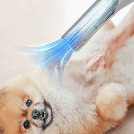 Portable Pet Grooming Clipper with Built-In Hair Vacuum, USB Rechargeable & Ceramic Blade