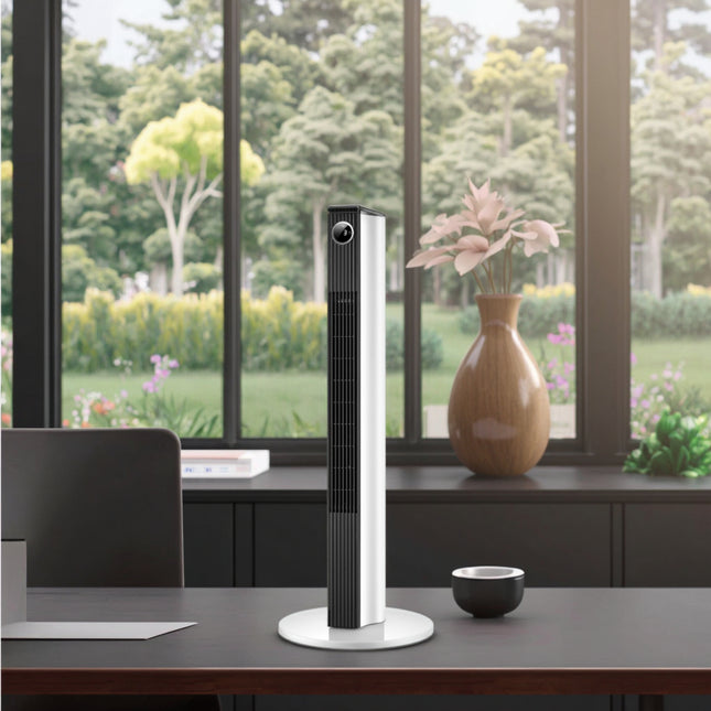 34-Inch Air Cooler Tower Fan 60W with 3-Speed Cooling and 60° Oscillation