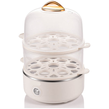 Double Layer Automatic Egg Cooker with Auto Shut-Off for Up to 18 Eggs