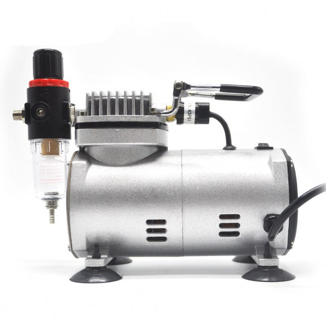 Portable Airbrush Compressor System with Variable Pressure Control for Makeup Cake Art and Craft Projects