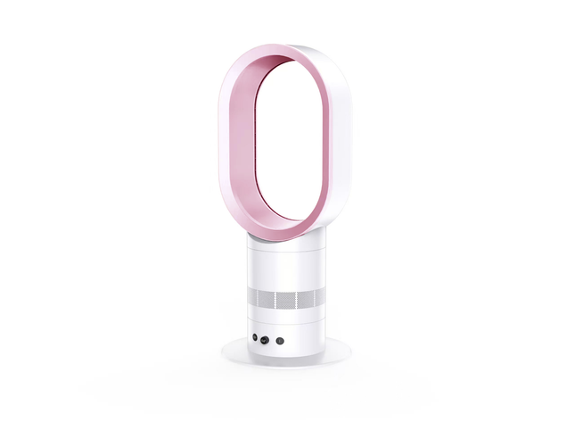 23-Inch Bladeless Tower Fan with 10 Speeds and 90-Minute Timer