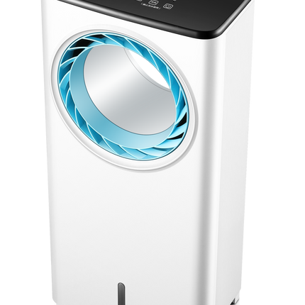 Portable 80W Air Cooler Tower Fan with 4L Water Tank, 360° Rotation & Sleep Mode