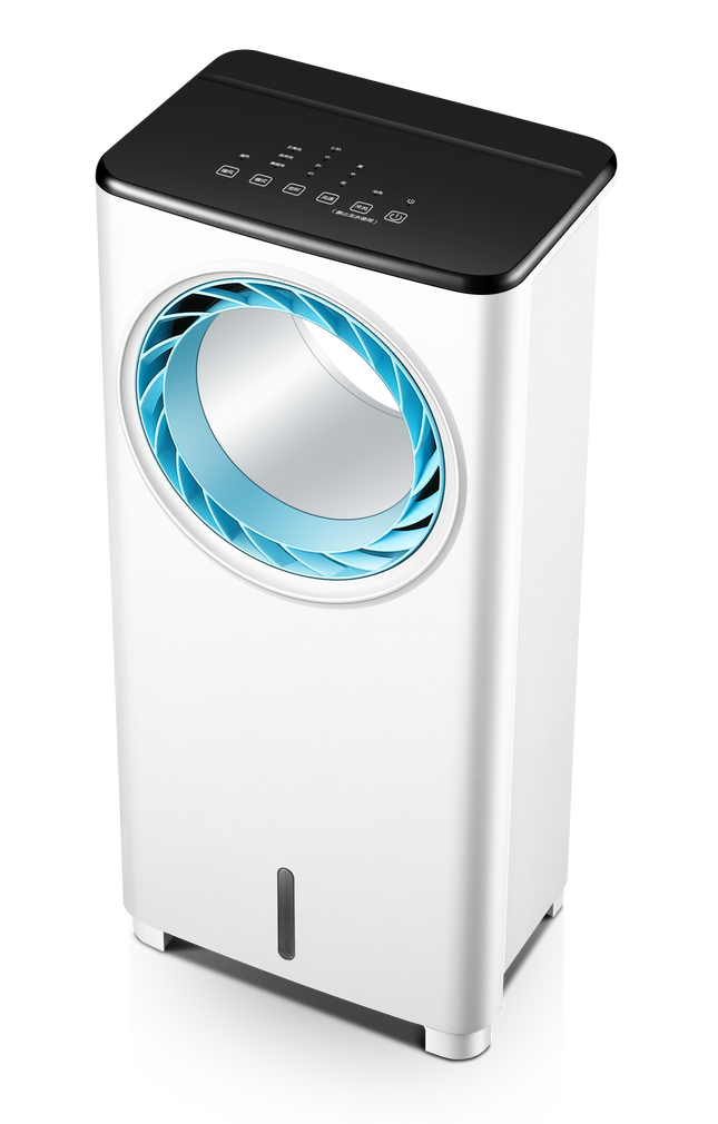 Portable 80W Air Cooler Tower Fan with 4L Water Tank, 360° Rotation & Sleep Mode