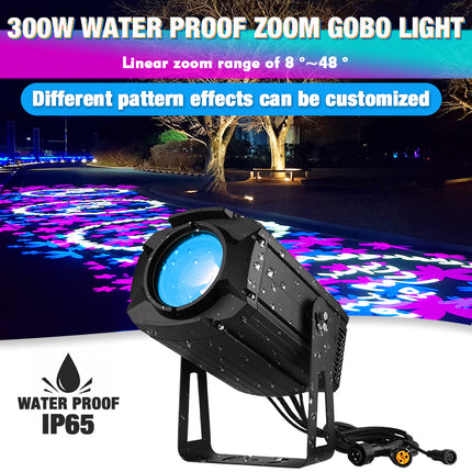 Professional IP65 350W LED Moving Head Spot Light with Rotating Patterns & DMX512 Control