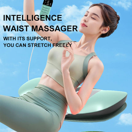Rechargeable Waist Massager Belt with Adjustable Air Pressure and Pulse Massage