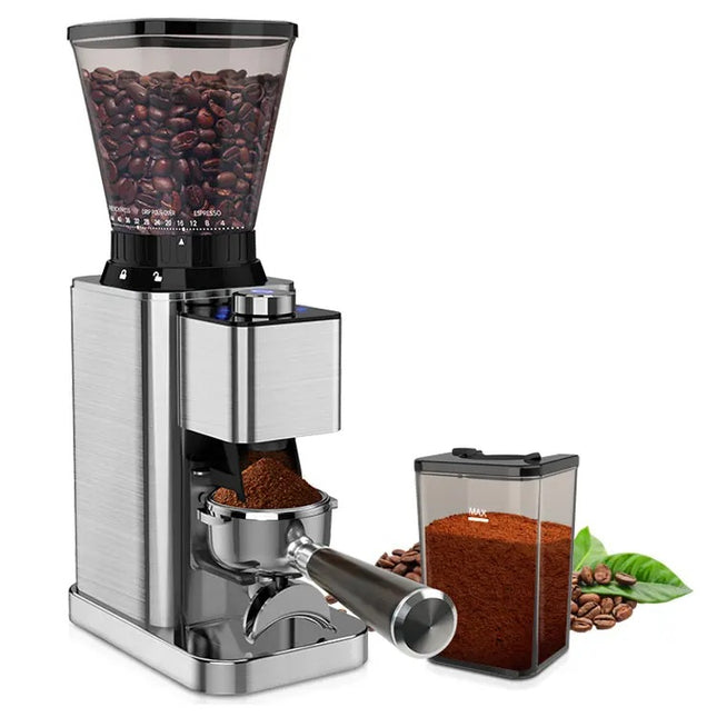 Electric Conical Burr Coffee Grinder with Touch Screen and 48 Grind Settings