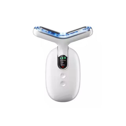 Electric Neck Face Massager with Heat Vibration and LED Relaxation