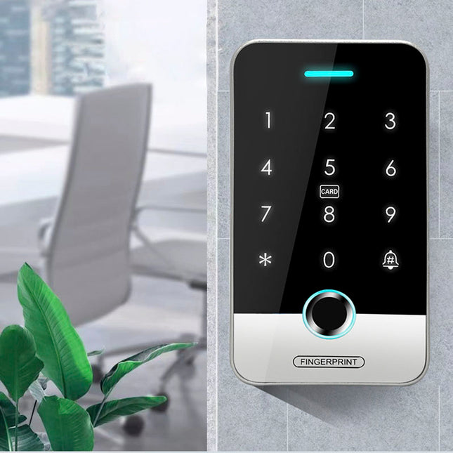 Standalone Fingerprint Door Access Control System with Password, IC Card & Doorbell Function