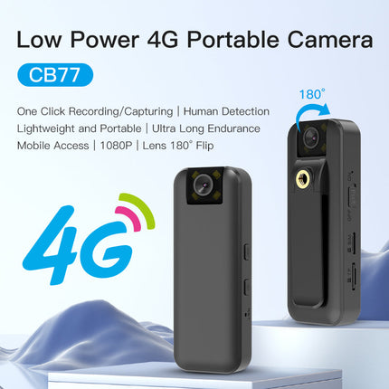 1080P HD Wearable Body Camera with Night Vision Wide Angle Lens and Long Battery Life Black