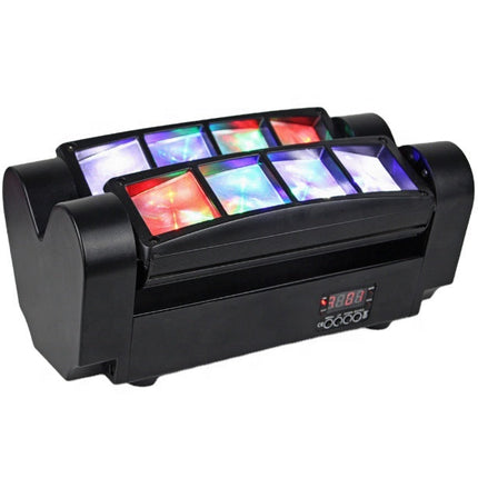 Portable RGBW DJ Party Light with 540° Pan and Dual Tilt