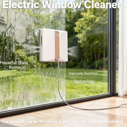 Smart Window Cleaning Robot with 7000Pa Suction, App & Remote Control, Anti-Fall Safety