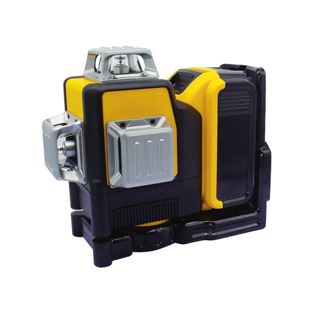 Professional 12-Line Green Beam Laser Level with Triple 360° Coverage & Self-Leveling System