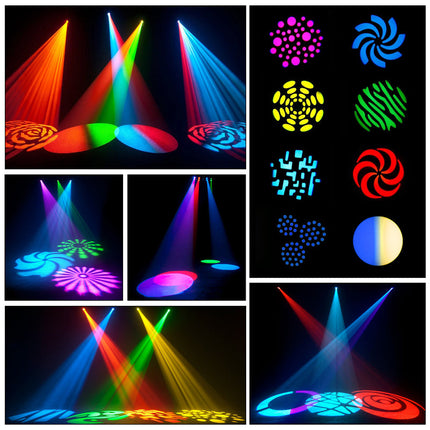 30W RGBW Moving Head Stage Light with Gobo Patterns and DMX Control