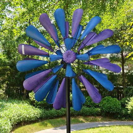 Large 3D Metal Kinetic Wind Spinner – Outdoor Yard, Garden & Patio Decoration
