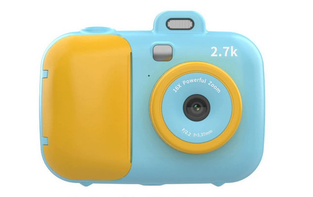 Compact Digital Camera for Photos & Video with LCD Display, Memory Card Support and Rechargeable Battery
