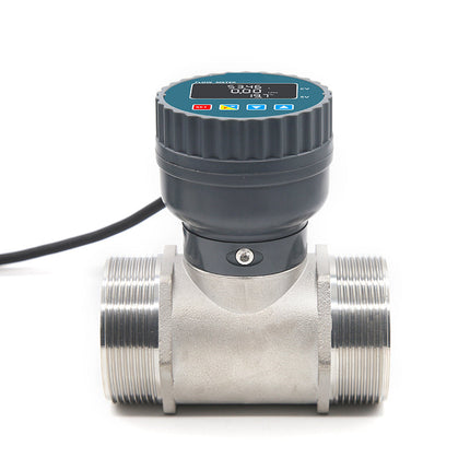 Digital Paddle Wheel Water Flow Meter 10–30V DC with LCD and Quantitative Control