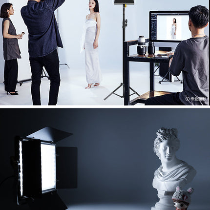 Professional 30W LED Video Light – Dual Color 3200K–6500K, Sony NP-F Compatible