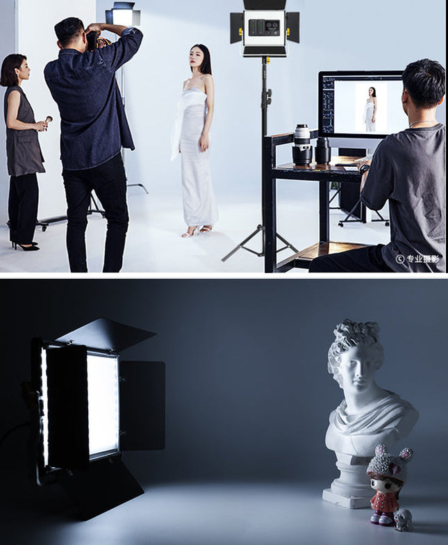 Professional 30W LED Video Light – Dual Color 3200K–6500K, Sony NP-F Compatible