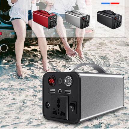 Portable 2-in-1 Car Jump Starter 20000mAh Power Bank with LED Light & USB Output