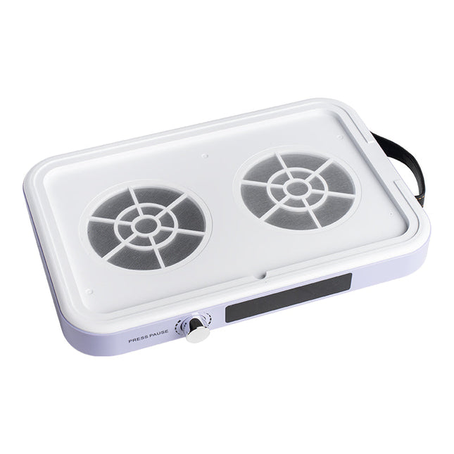 Portable Nail Dust Collector 48W with Dual High-Speed Brushless Fans Ultra-Slim Design