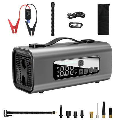 Portable 150 PSI Tyre Inflator with Digital Display, Auto Shut-Off & LED Light