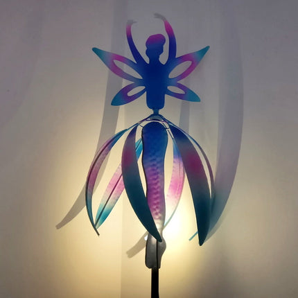 Metal 3D Kinetic Wind Spinner for Garden and Patio – Outdoor Weather-Resistant Decor