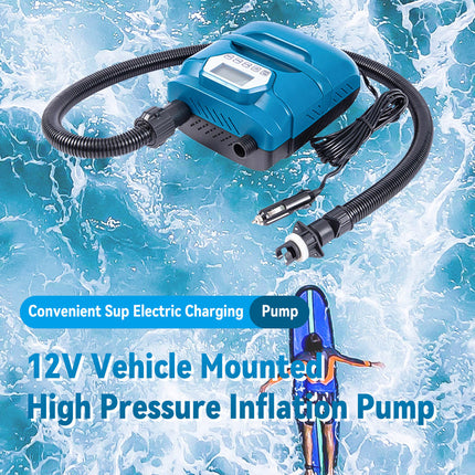 Compact Portable DC Air Pump for Air Beds, Boats & Camping Gear
