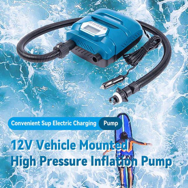 Compact Portable DC Air Pump for Air Beds, Boats & Camping Gear